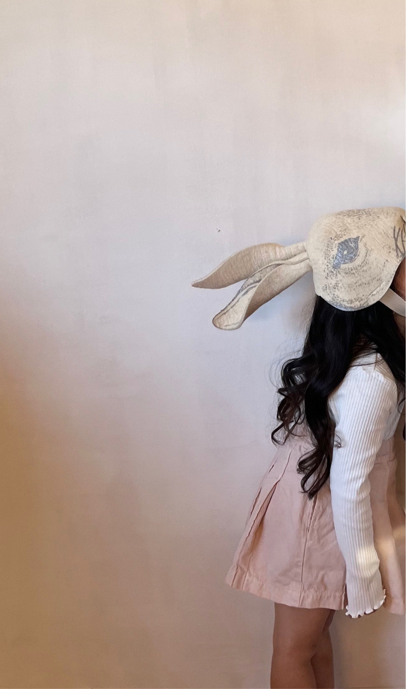 Bunny Headdress - Grey